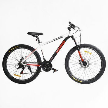 Велоcипед Спортивний Corso &laquo;Kord&raquo; 27.5" дюймів KD-18041 (1) рама алюмінієва 17&rsquo;&rsquo;, обладнання Shimano 21 швидкість, зібран на 75% 18041 фото