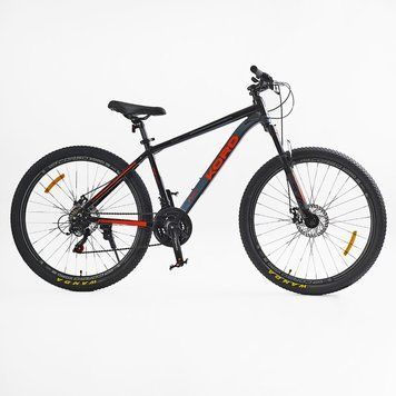 Велоcипед Спортивний Corso &laquo;Kord&raquo; 27.5" дюймів KD-10263 (1) рама алюмінієва 17&rsquo;&rsquo;, обладнання Shimano 21 швидкість, зібран на 75% 10263 фото
