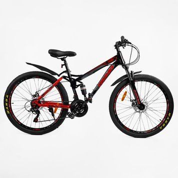 Велосипед Спортивний Corso 26" дюймів "Rend" RD-19087 (1) рама металева 15&rsquo;&rsquo;, Shimano 21 швидкість, зібраний на 75% 19087 фото