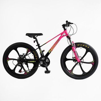 Велоcипед Спортивний Corso &laquo;MAGNUM&raquo; 24" дюймів MN-24759 (1) рама магнієва 11&rsquo;&rsquo;, обладнання Shimano 21 швидкість, зібран на 75% 24759 фото