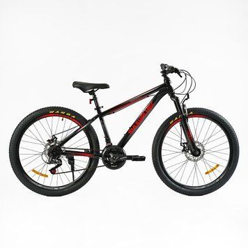 Велосипед Спортивний Corso &laquo;Skywalker&raquo; 26" дюймів SW-26312 (1) рама сталева 15&rsquo;&rsquo;, перемикачі SunRun, 21 швидкість, зібран на 75% 26312 фото
