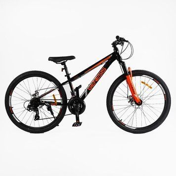 Велосипед Спортивний Corso 26" дюймів &laquo;Genesis&raquo; T-26050 (1) рама сталева 13&rsquo;&rsquo;, обладнання Saiguan 21 швидкість, зібран на 75% 26050 фото