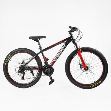 Велосипед Спортивний Corso 26" дюймів &laquo;ENERGY&raquo; EN-26302 (1) рама сталева 15&rsquo;&rsquo;, обладнання Shimano 21 швидкість, зібран на 75% 26302 фото